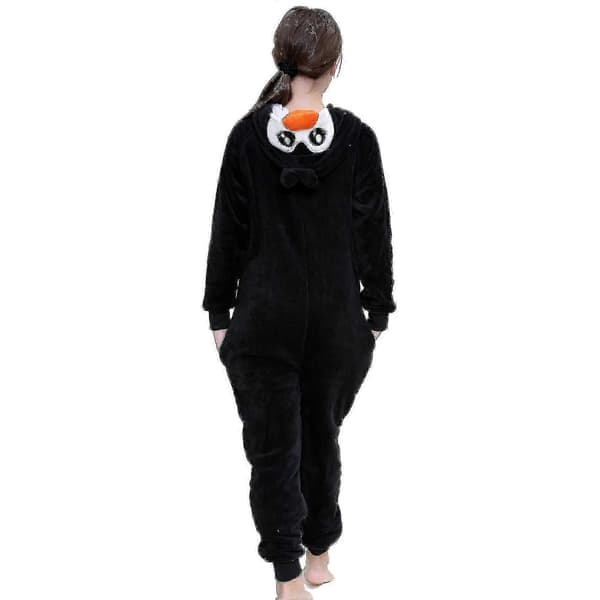 Børn Unisex Superblød Fleece Pingvin-heldragt - God 2-3 Years