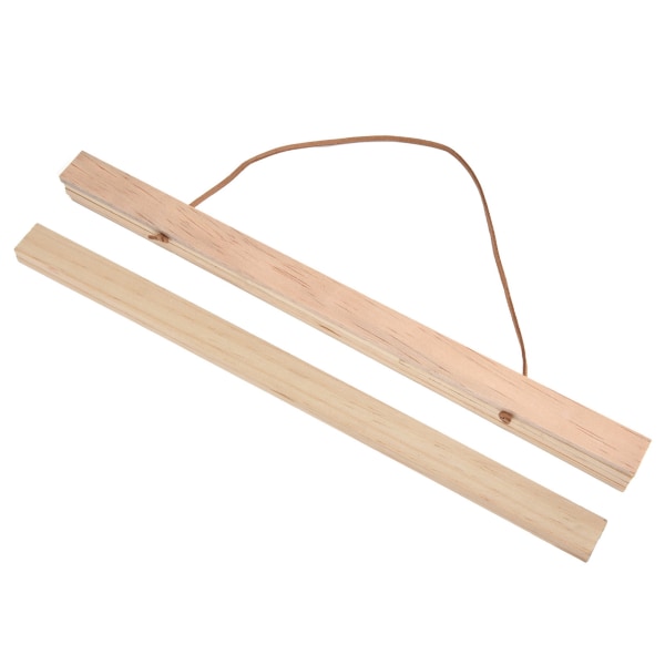 Træplakatophæng DIY magnetisk hængende ramme til kunst/prints/lærred/fotos/billeder/kunstværker 40x2,1 cm /