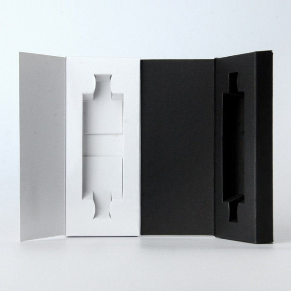 10 STK Parfymepakke Eske Svart gaveeske Papir 6x8x1,6cm Elegant Universalflaske Gaveeske++/