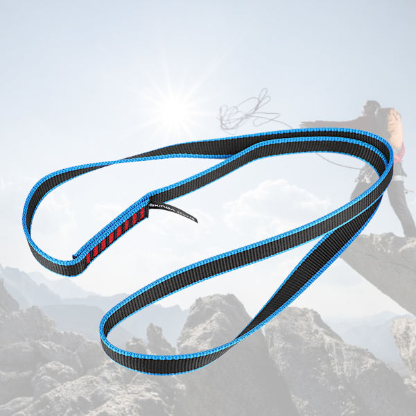 1 stk Klatretau Mountaineering Sikkerhetsbelte Rask Nedover Flatbelter (120*1.6cm)