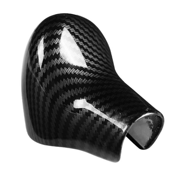 Carbon Fiber Style Interiör Shift Knop Cover Trim Passar för S6/S7 A6L A5 A7 A4L Q7 Q5