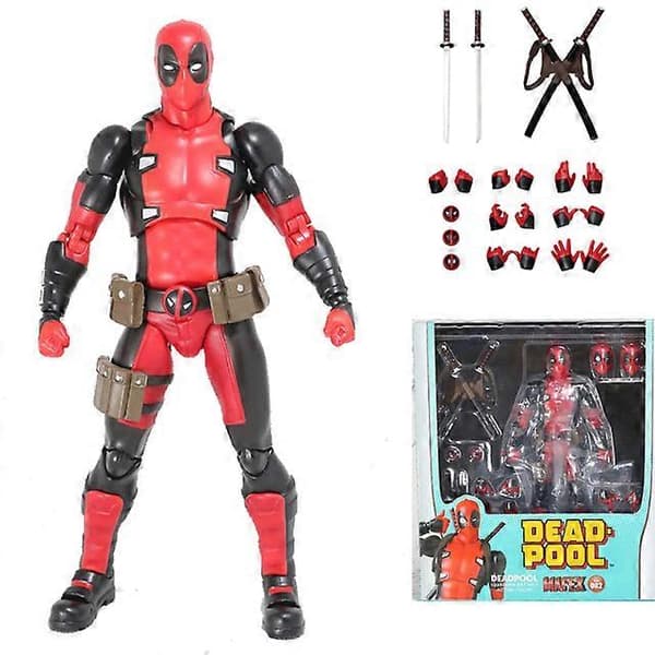 Superhelt Avengers Deadpool Actionfigursett Barnegave
