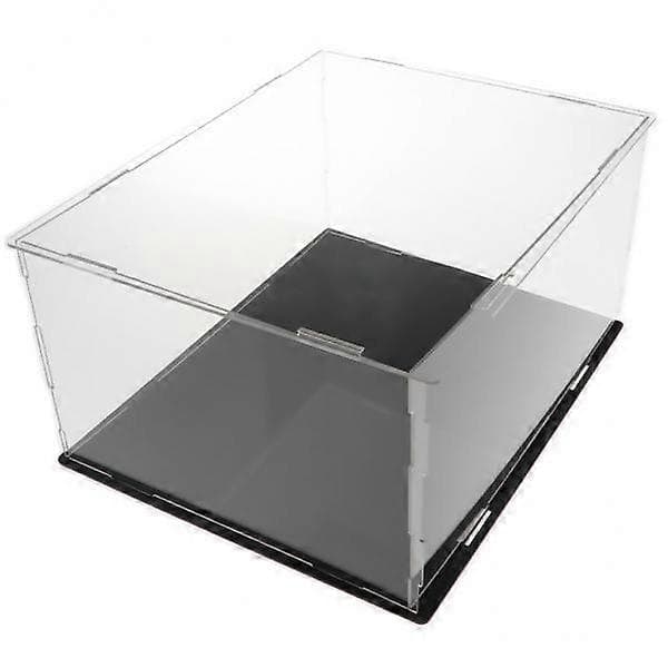 2X Transparenta Akryl Displayfodral Plyschdockor Fordon Skyddsfodral