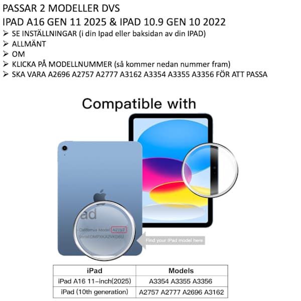 2-PACK Compatible with iPad (A16) gen 11 2025 Screen Protector Tempered Glass 9H Transparent