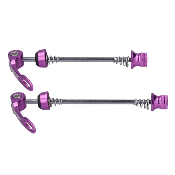 ZTTO 2-pack Snabbkopplingsspärrar för cykel, fram och bak, lila