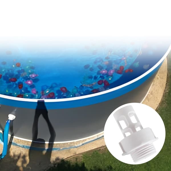Slidstærk poolslangekobling 10184 poolslangeadapter poolafløbsadapter[BEMS]