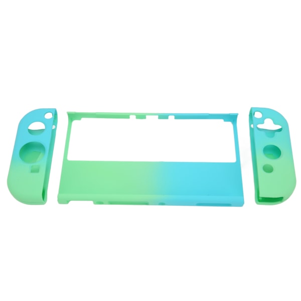Pelikonsolin suojakotelo Gradient Ergonomiset Otteet Pelikonsolin Silikoninen Suojakotelo Switch OLED:lle Sininen Vihreä