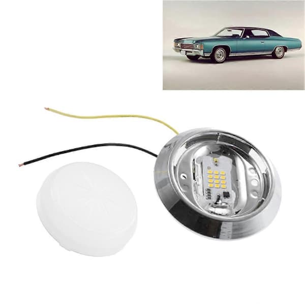 Baslins Dome LED-lampe med beskyttelse Kompatibel med Chevrolet Camaro Chevelle Impala Nova leselys biltilbehør 8732777
