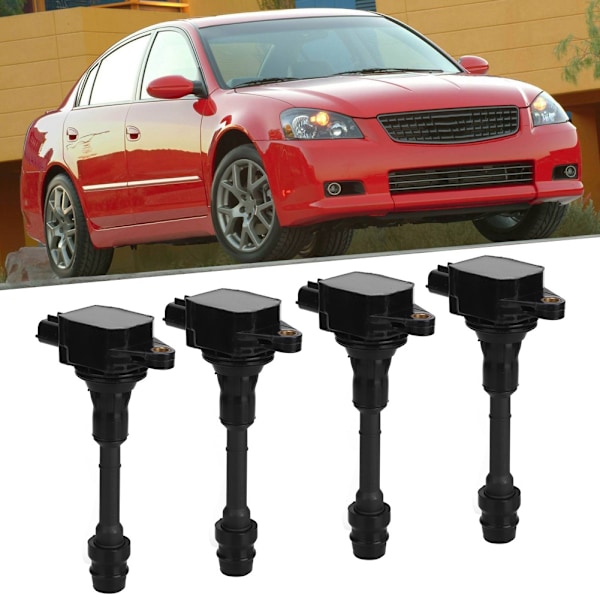 4 kpl Auton Sytytyskela Ajoneuvon Osa Sopii Nissan Altima L4 2.5L 2002-2006 22448-8H315