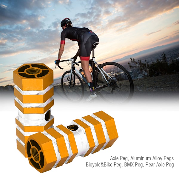 Takapyörän Tapit Polkupyörään Alumiiniseos Tapit BMX Tapit (Kulta)