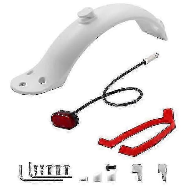 Bakskärm kompatibel med elscootermodeller M365 1S Pro white