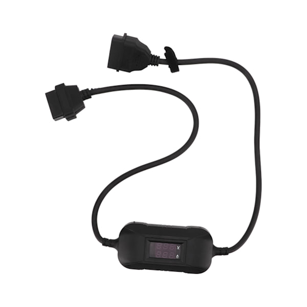12‑24V OBD2 scanneradapterkabel Passer til X431 Easydiag 2.0/3.0 GOLO ABS Varmebestandig til tunge lastbiler Diesel Sort