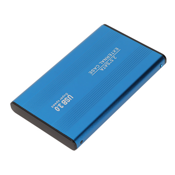 USB3.0 HDD-kabinett 2,5 tommer 5 Gbps Ultra tynn lett HDD-kabinett-adapter for bærbare datamaskiner for WIN 7 for WIN 10 Blå