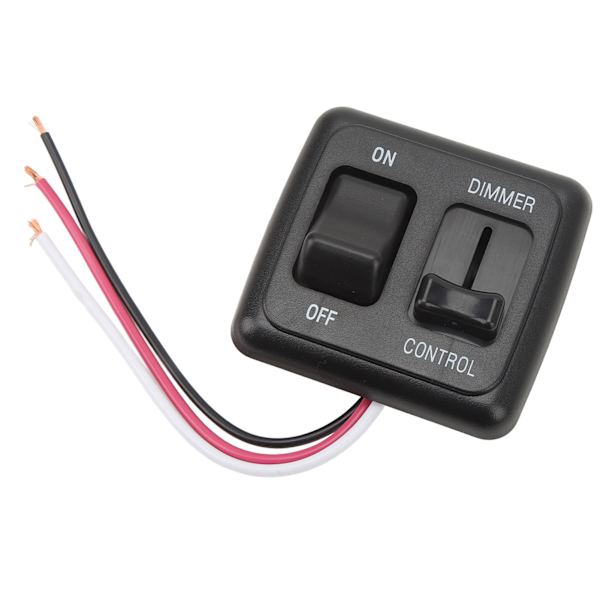 12V DC-vippströmbrytare med hög sidodimmerkontroll för LED Halogen Glödlampa RV Car Truck Strip