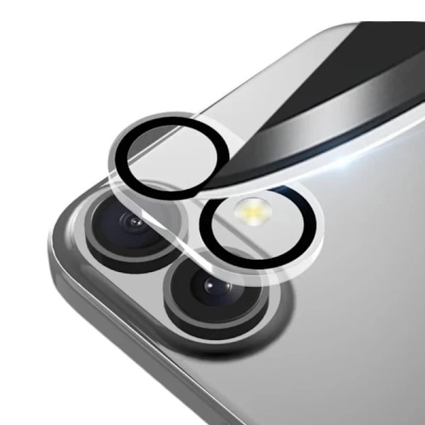 2-PACK Kompatibel med iPhone 16 / 16 Plus Linsskydd Kameraskydd