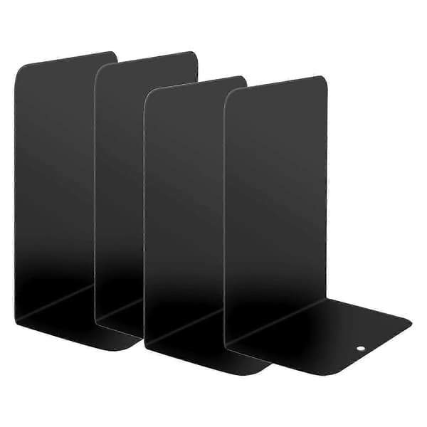 Robuste bogreoler: Usynlige bogreolafdelere til hjem, skole og kontor Star Yao Black 4PCS