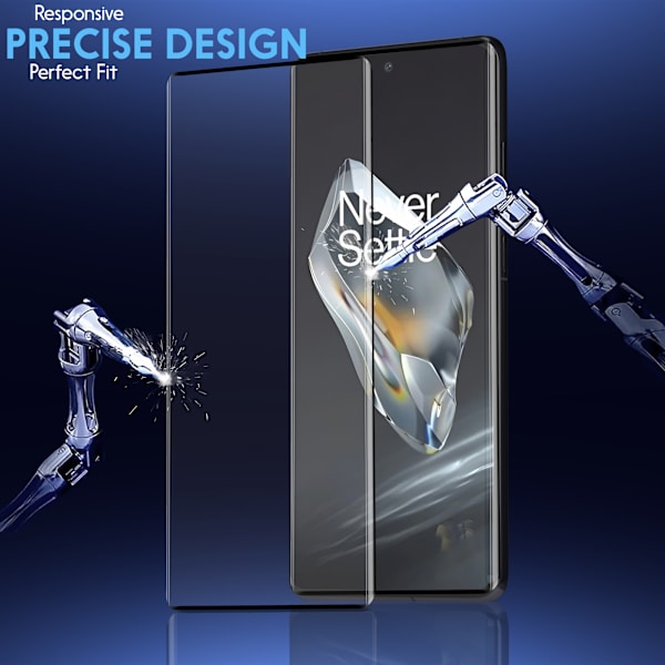【BEMS】2-Pack Oneplus 12 Screen Protector - Tempered Glass 9H - Super Quality 3D