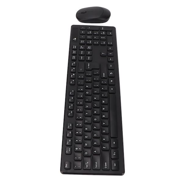 Trådlöst tangentbord och mus-set 2.4G Vattentätt 104 tangenter ABS 1600dpi Tangentbord och mus-set för kontor