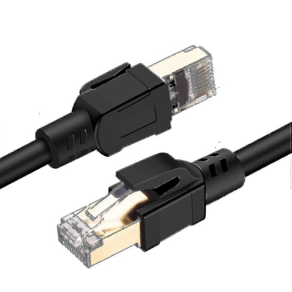 Cat 8 Ethernet-kabel Høj Hastighed 40 Gbps 2000 MHz Sftp Internet Netværk Lan Ledningskabler 1.5M