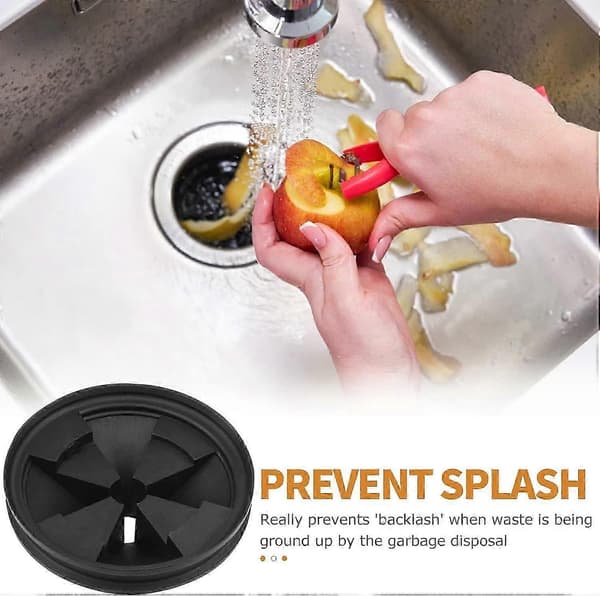 2-pack EPDM-gummi stänkskydd Kompatibel med avfallskvarn Kompatibel med InSinkErator Evolution