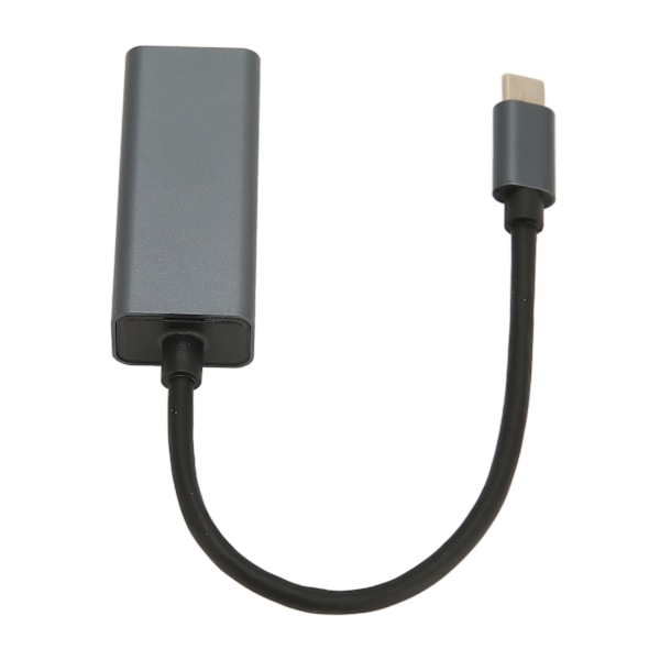 USB-C til RJ45 Ethernet-adapter 1 Gbps Stabil Tilkobling Gratis Stasjon Kompakt Bærbar Ethernet-adapter for Hjemmekontor
