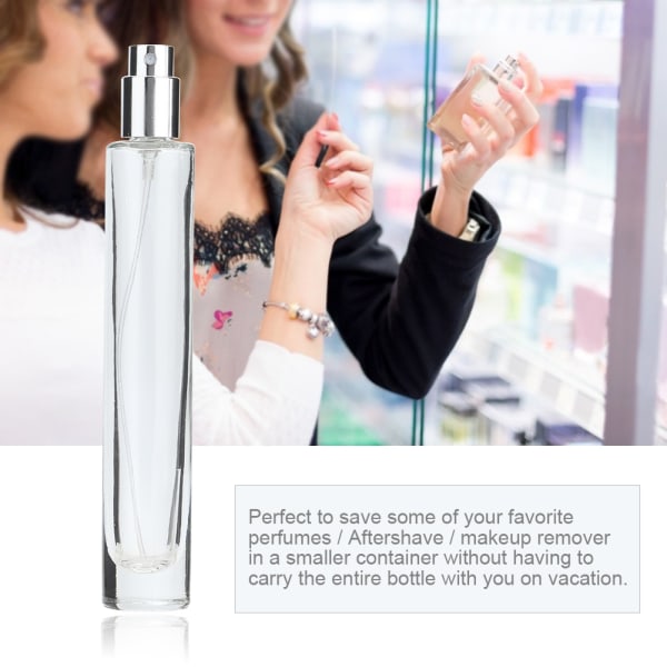 30 ml bærbar glas tom sprayflaske parfume kosmetik refill beholder til rejser -