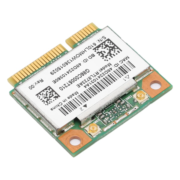 TIMH trådløst netværkskort RTL8723AE 300M Bluetooth4.0 Halv Mini PCI-E Wlan Wifi Adapter