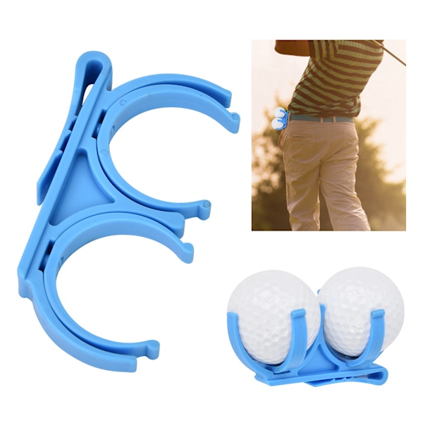 Professionell Golfbollshållare Clip Organiser Golfare Golfverktyg Tillbehör (blå)