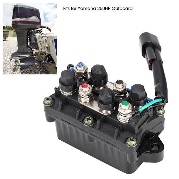 12V Power Trim Relæ 61A81950100 Passer til Yamaha 250HP Udenbordsmotor Erstatter