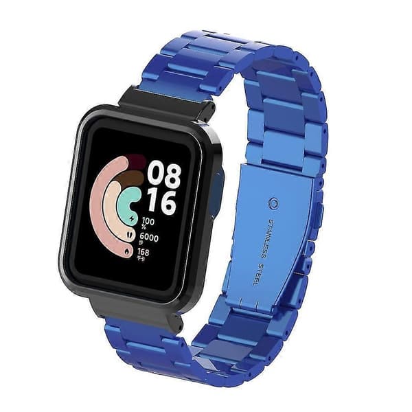 Metalliranneke Xiaomi Mi Watch Lite / Redmi Watch -kelloon Blue