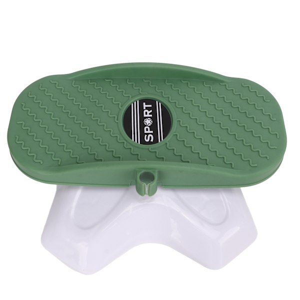 Ljudlösa 3D-båge Pedal Twist Diskar för Sport Fitness - Grön (1 Par)