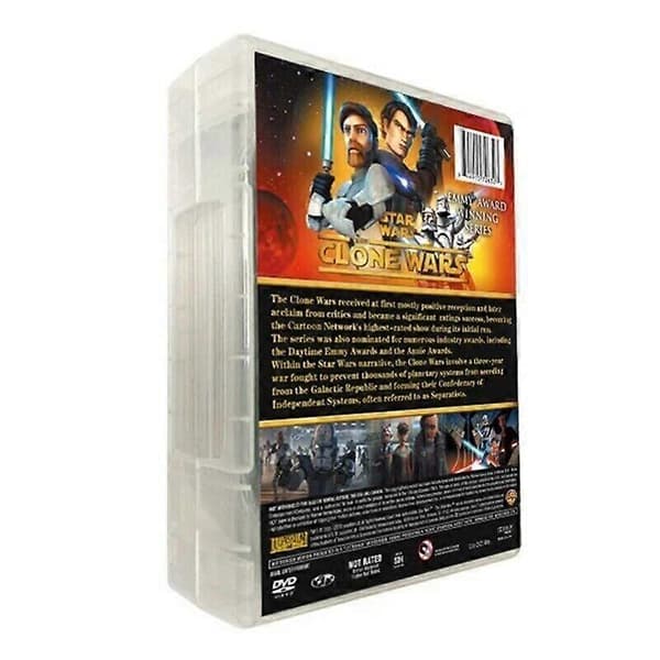 STAR WARS, THE CLONE WARS: Den komplette serie, sæson 1-7 (DVD engelsk version) Gratis levering