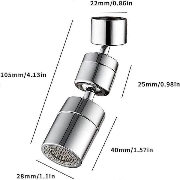 Köksblandare - Med spillfilter - 1080 22mm honkoppling, 1 st.