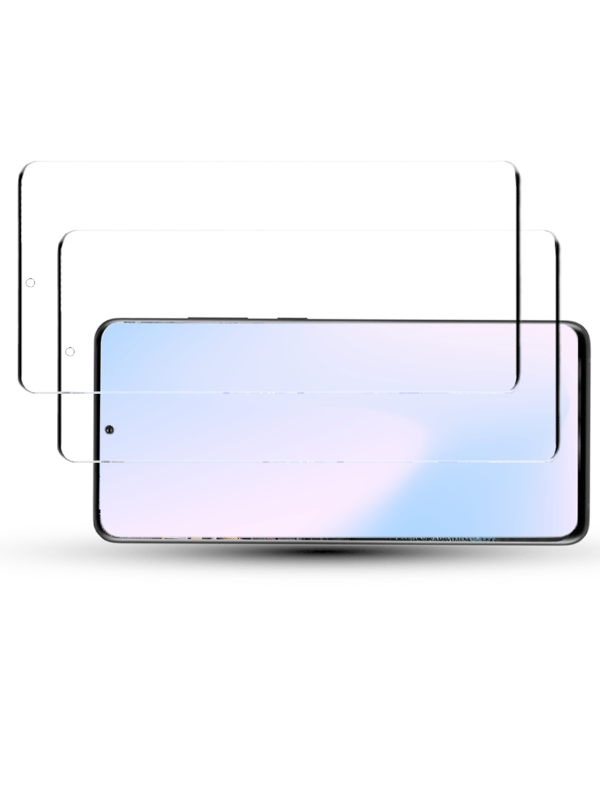 【BEMS】2-Pack Compatible with Samsung S21 ULTRA 5G Screen Protector - Tempered Glass 9H - Super Quality 3D