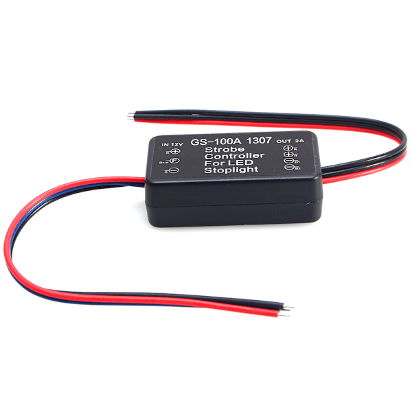 Køretøjsbil GS-100A 1307 LED Bremsestoplys Strobe Flash Modul Controller AP