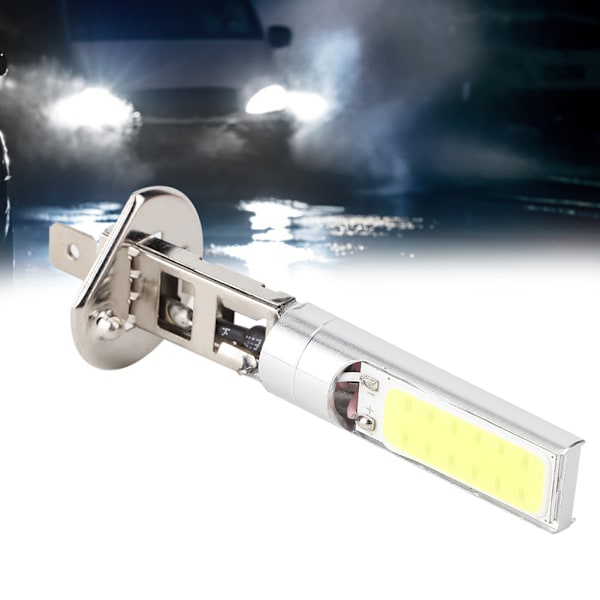 Auto Valkoinen H1 12V 7.5W LED-valo 6000K Polttimot Ajovalo Sumuvalo Lamppu