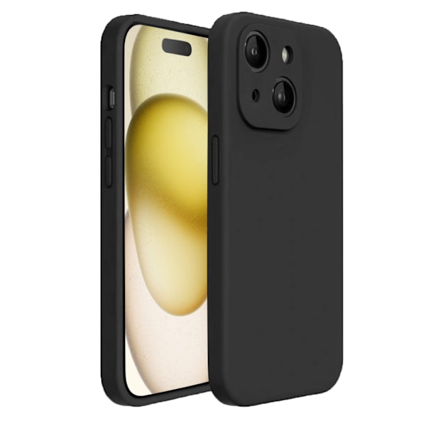 【BEMS】Compatible with iPhone 15 Case - Matte Black with Camera Protection | Durable and Stylish Protection