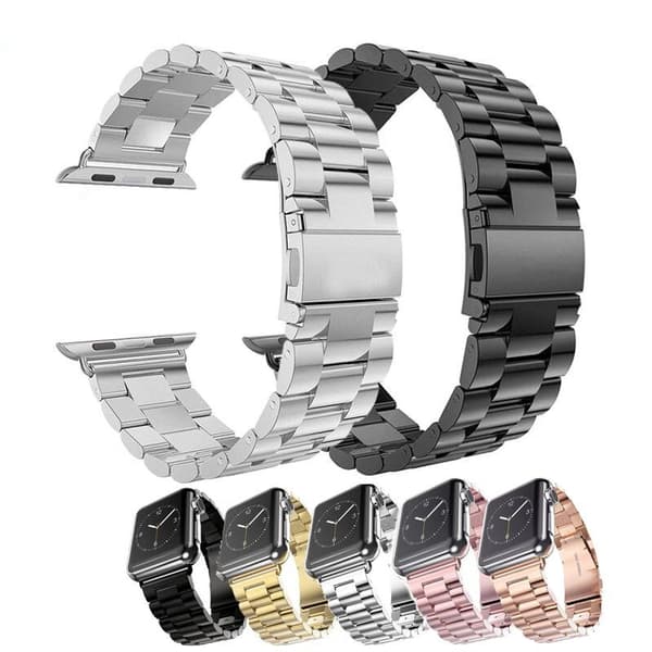 【BEMS】Link Bracelet Compatible with Apple Watch SE 40mm - Multiple Colors Pink Rosa pink