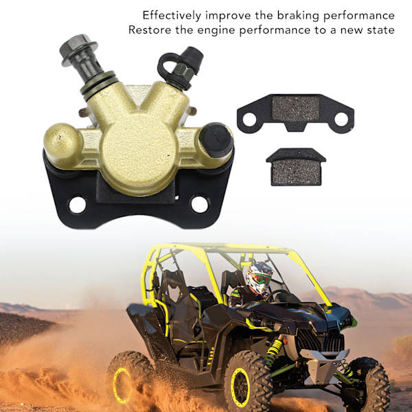 Bromscylinderok med bromsbelägg montering Passar för kinesisk ATV 4 Wheeler Quad Go Kart 50cc 70cc 90cc 110cc 125cc