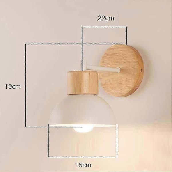 Batteridriven vägglampa, dimbar, utan sladdar, för sovrum