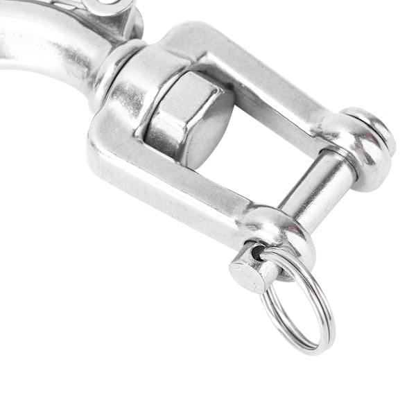 Hållbar Swivel Jaw Hook i Rostfritt Stål med Säkerhetslås för Roddbåt Kajak Tillbehör 1/2\"