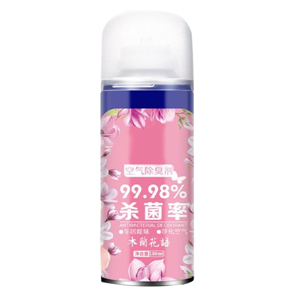 Air Freshener Spray Koncentrerad Lukt Eliminator Spray Galler Doft Luftfräschare Desinfektionsspray för bil Mulan Flower Language -