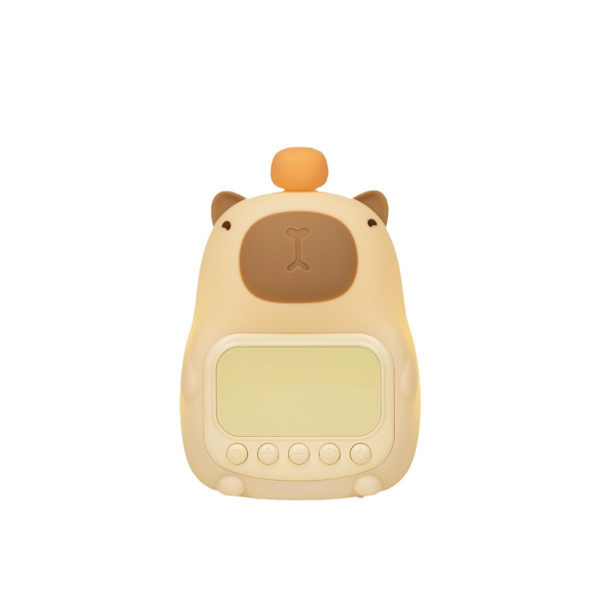 【BEMS】Capybara Silicone Rechargeable Alarm Clock Lamp Night Light