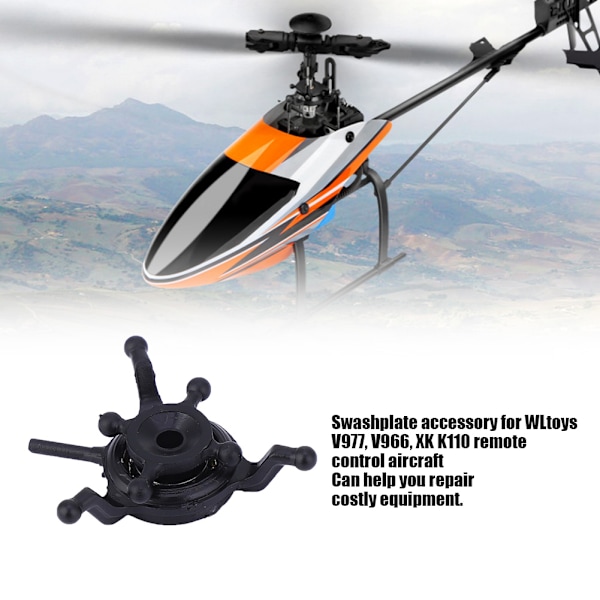 RC Ersättningsdel Swashplate Passar för WLtoys V977 V966 XK K110 Fjärrstyrd Flygplan