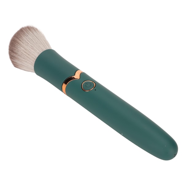 USB oppladbar sminkebørste 10 gir mykt, luftig hår Elektrisk skjønnhetsbørste Grønn ++/