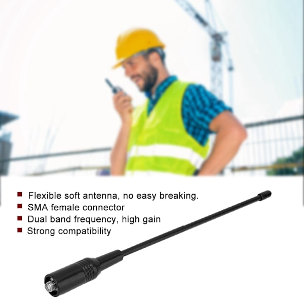 SMA-hona antenn med dubbla band, hög förstärkning för TYT PUXING Baofeng UV-5R UV-5RE walkie-talkies