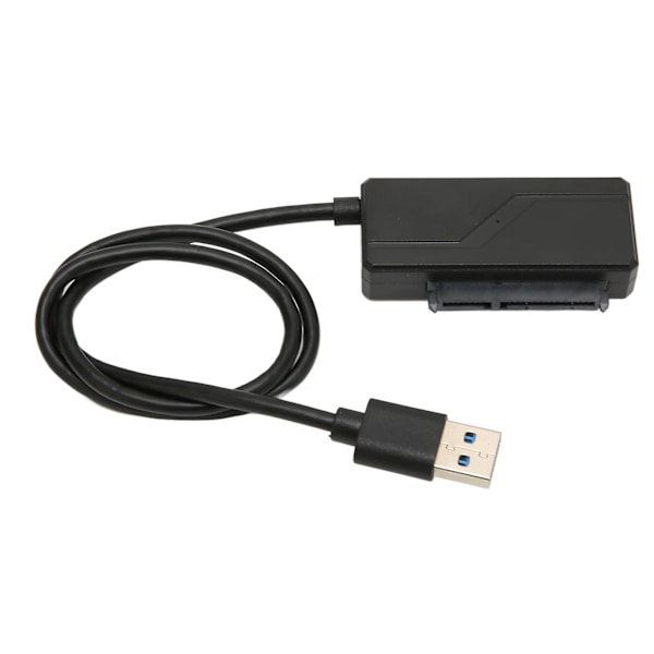 USB 2.0 til SATA 6+7 Easy Drive-kabel 480 Mbps USB til SATA optisk drivenhetsadapterkabel for bærbar PC