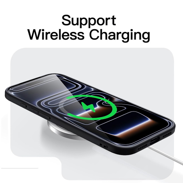 【BEMS】Silicone TPU Case for iPhone 17 Pro - Dark Blue Mörkblå Iphone 17 Pro