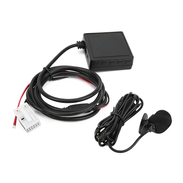 Bluetooth 5.0 AUX kabel ljudadapter med mikrofon handsfree utbyte för Peugeot 307 308 407 807