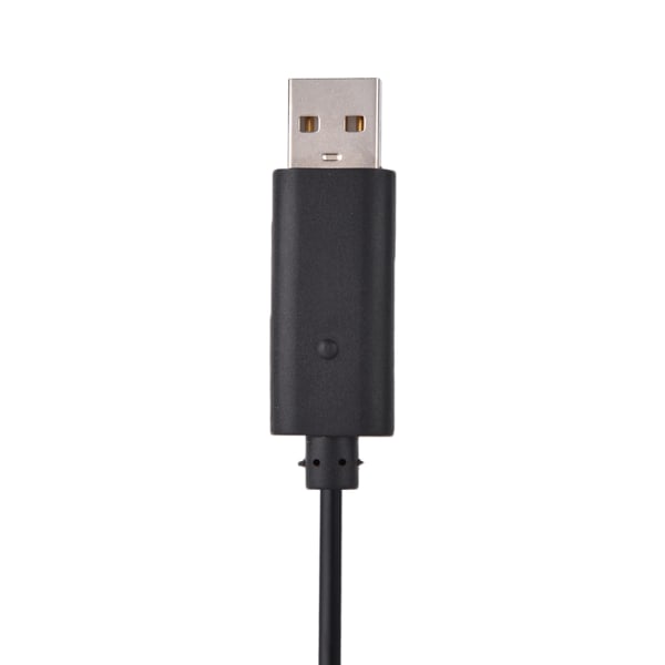 För Microsoft för Xbox 360 trådlös handkontroll USB laddare Snabbladdningskabel (svart)++
